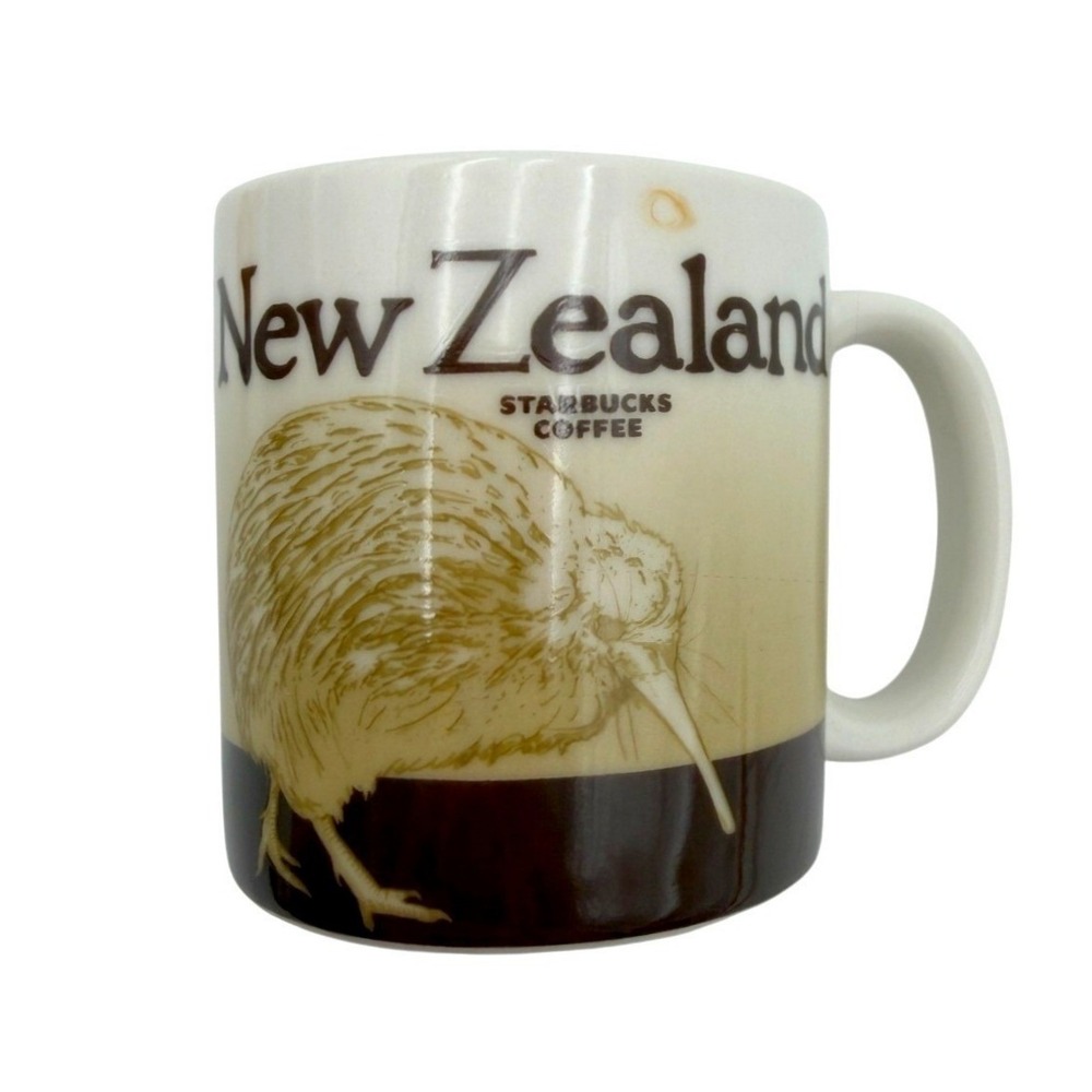 Starbucks New Zealand Global‎ Icon Series 3oz Espresso Demi Tasse Mug Kiwi Bird